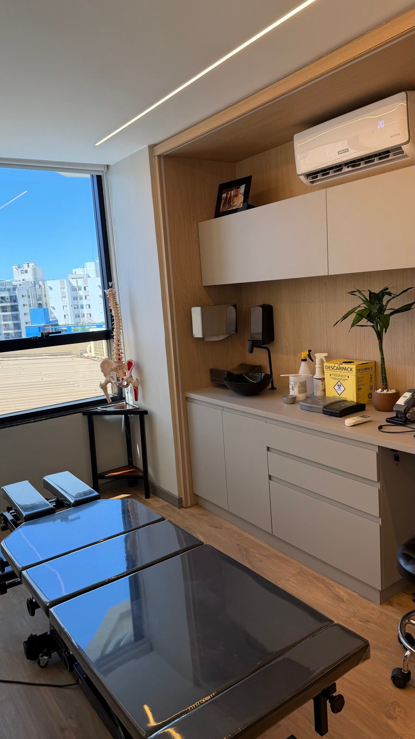 Ambiente de atendimento Clínica B&C Saúde Integrada Florianópolis